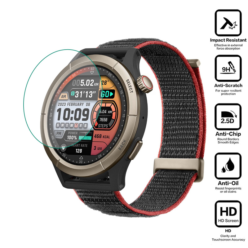Amazfit Smartwatch Accessories - 스마트 워치 HD 투명 보호 필름,