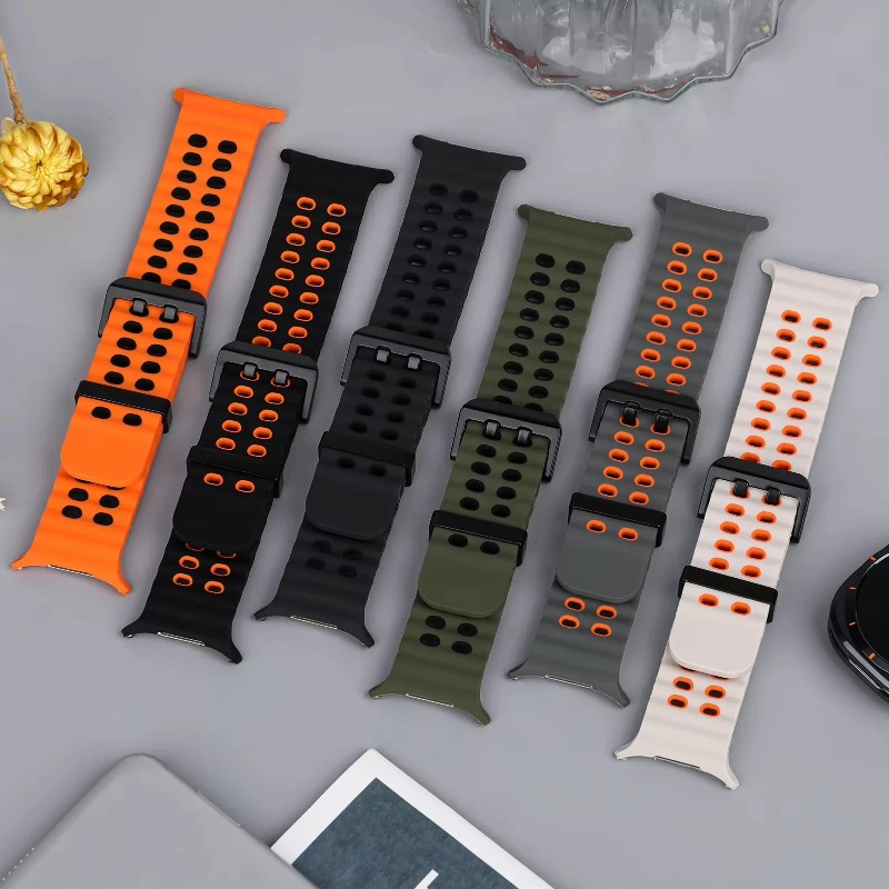 삼성 갤럭시 워치9 8 40/44mm용 투톤 스트랩,  - Samsung Smartwatch Ultra Accessories 리뷰 및 가격