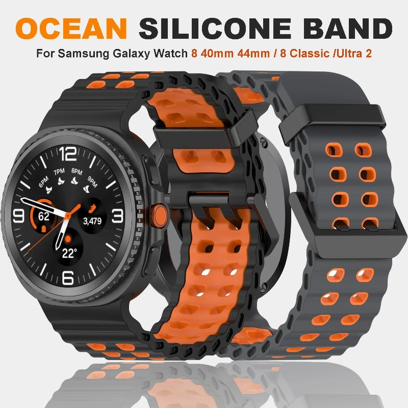 삼성 갤럭시 워치9 8 40/44mm용 투톤 스트랩,  - Samsung Smartwatch Ultra Accessories 리뷰 및 가격