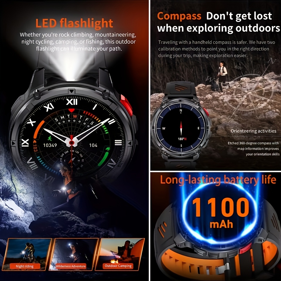 새로운 T-REX3 울트라 1100mAh 배터리 스마트 - Smartwatch Custom 리뷰 및 가격