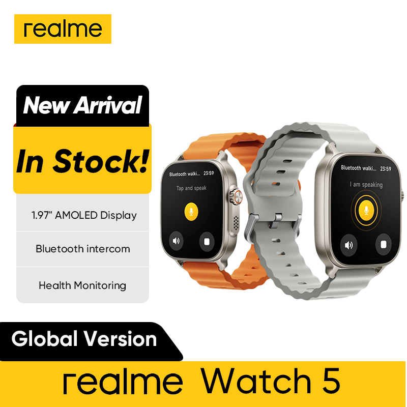 글로벌 버전 리얼미 워치 5 1.97인치 600니트 A - Smartwatch X2 리뷰 및 가격