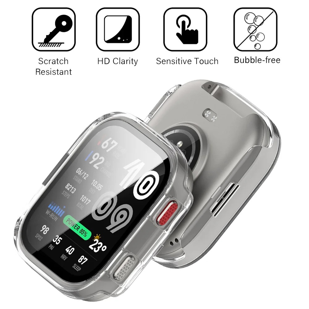 Amazfit Bip Max용 유리+케이스 스크린 프로 - Amazfit Smartwatch Accessories 리뷰 및 가격