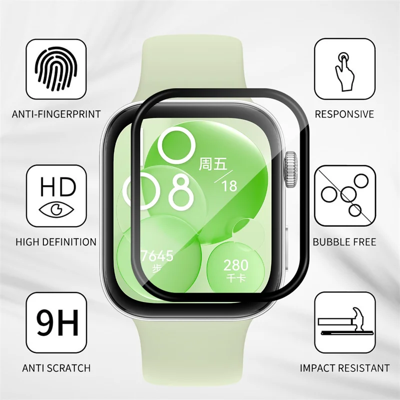 Huawei Watch Fit 3 용 3D 화면 보호기 - Huawei Smartwatch Accessories 리뷰 및 가격