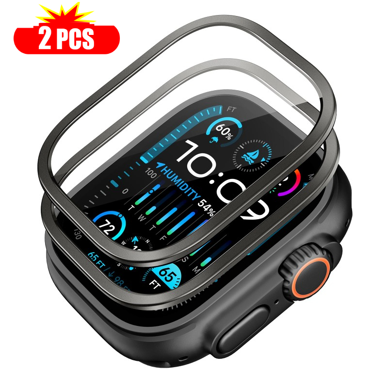 Apple Watch 용 2pcs 강화 유리 울트라 4 - Smartwatch Watch Accessories For Women 리뷰 및 가격