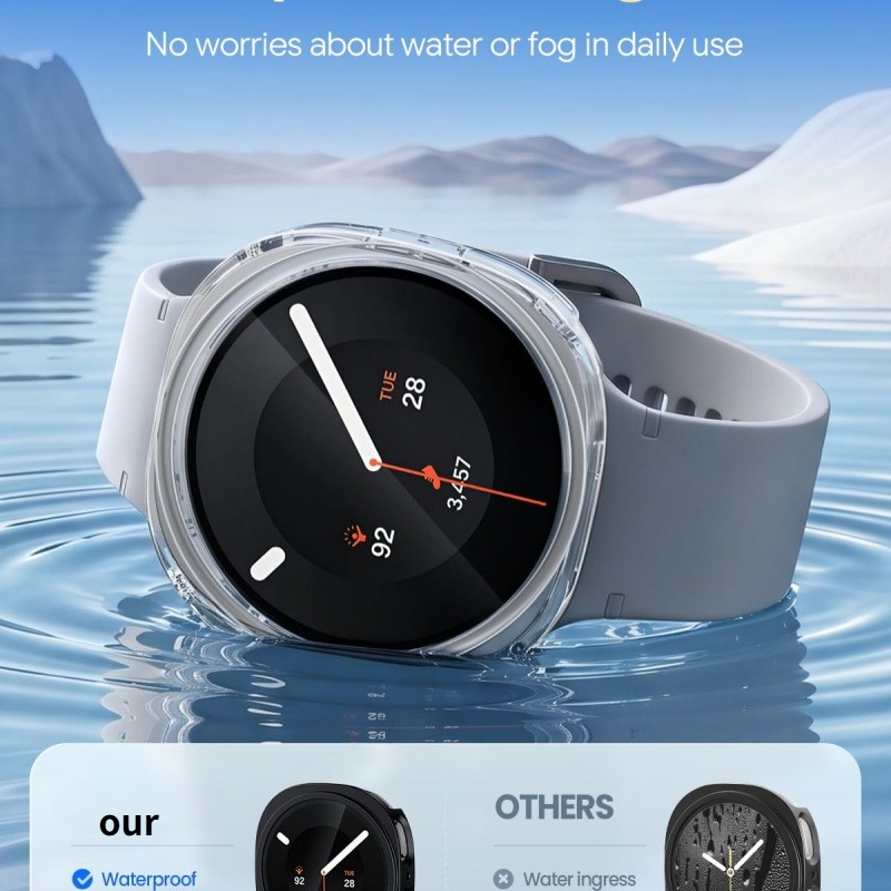 삼성 갤럭시 워치 9-8용 강화 유리+케이스 PC 범퍼 - Samsung Smartwatch Accessories 리뷰 및 가격